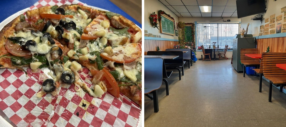 Dinos Pizza Menu