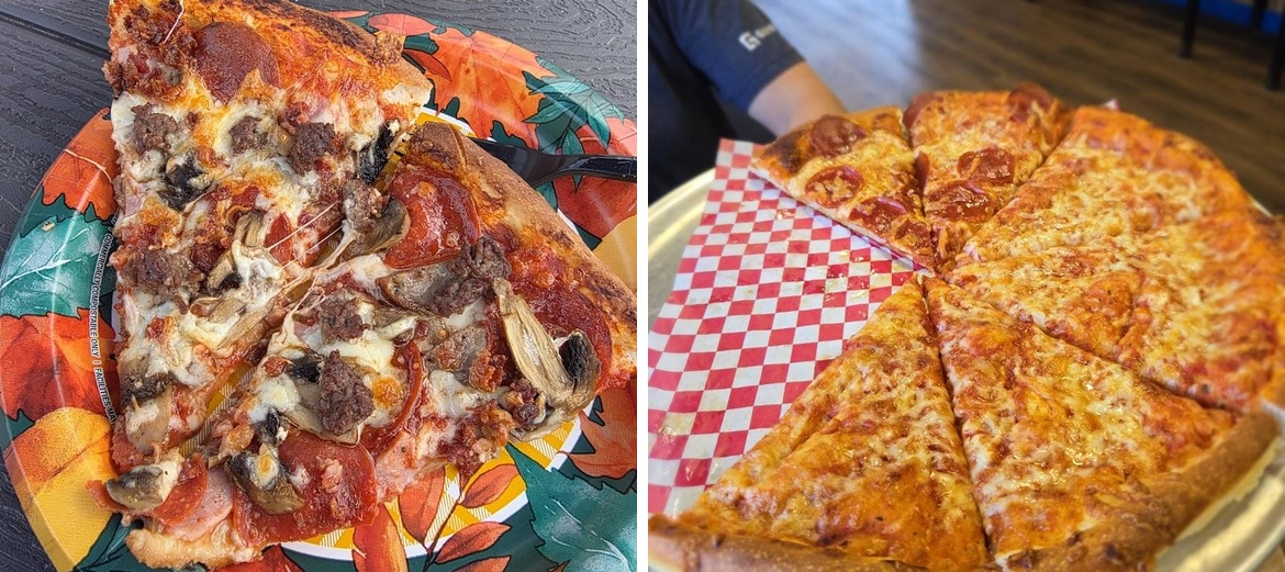 Dinos Pizza Menu