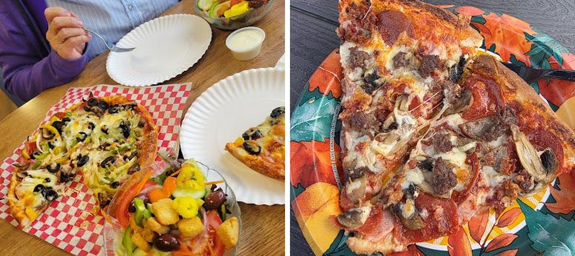 Dinos Pizza Menu