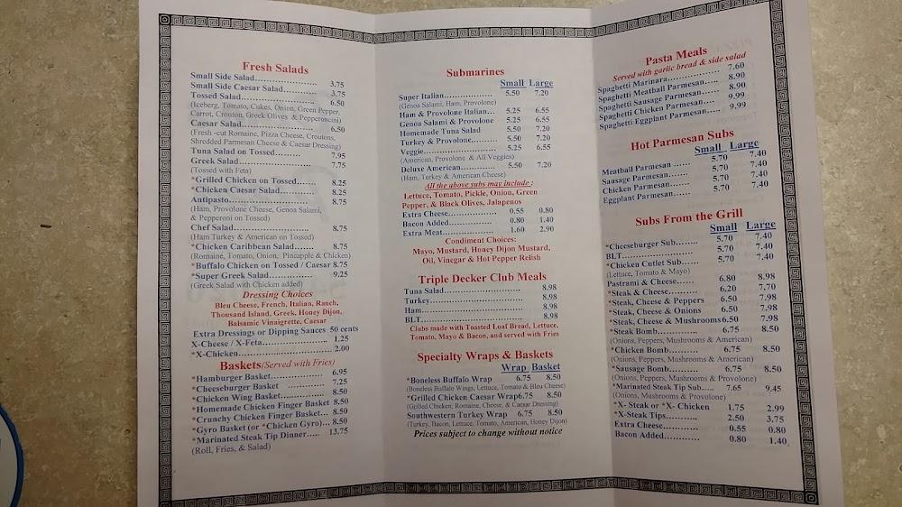 Dinos Pizza Menu image 4